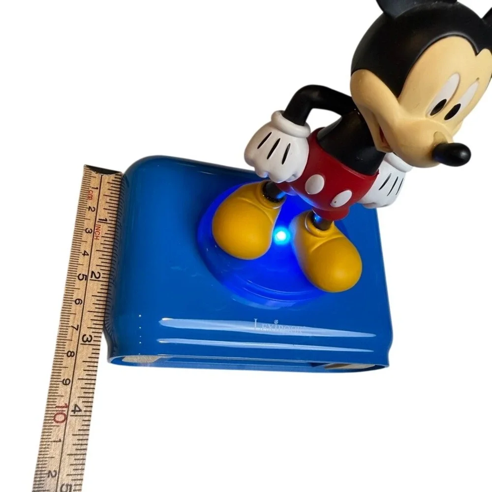 Mickey Mouse Digital Alarm Clock‎ Blue Disney Decor Snooze Night Light Disneyana